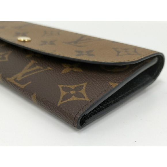 Louis Vuitton Monogram Reverse Portefeuille Emily Bifold Long Wallet - Picture 5 of 9